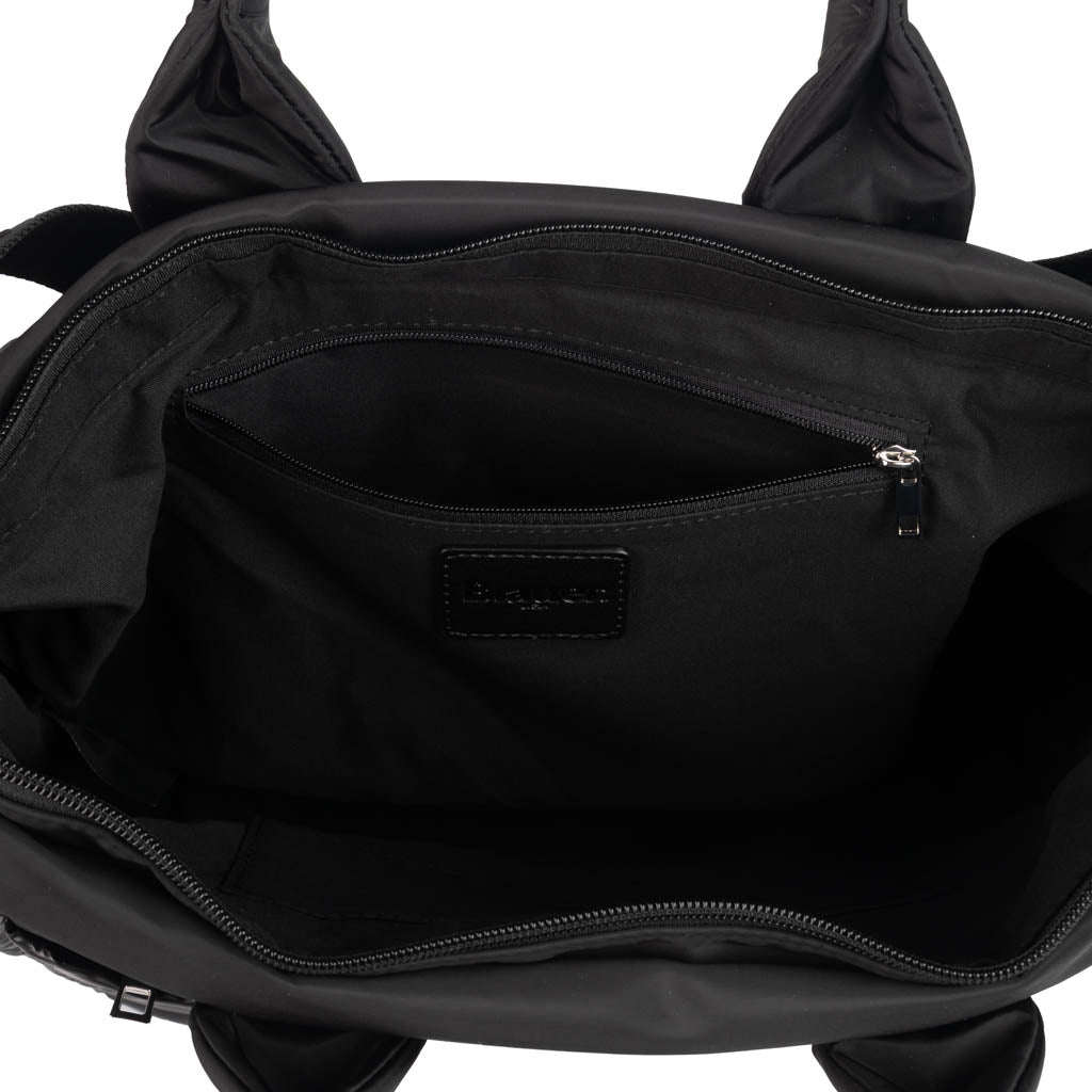 BORSA GRANDE DONNA BLAUER IN ECOPELLE CON TRACOLLA - COL. NERO