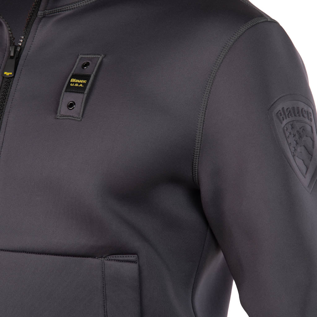 FELPA UOMO BLAUER IN SCUBA MOD. "HALBORN" - Colori disponibili: 2