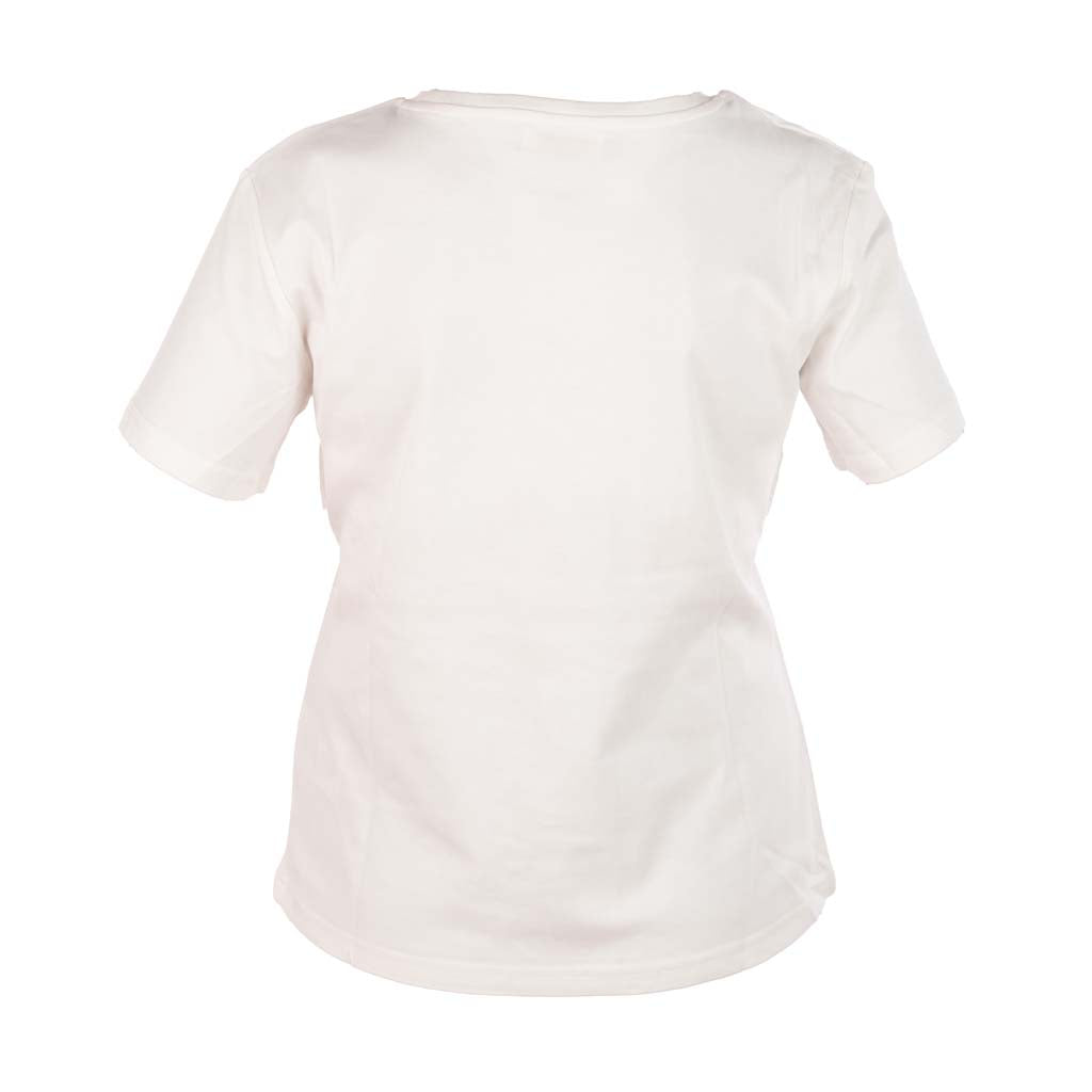 T-SHIRT DONNA GAUDI' CON FIOCCO E STRASS - Colori disponibili: 2