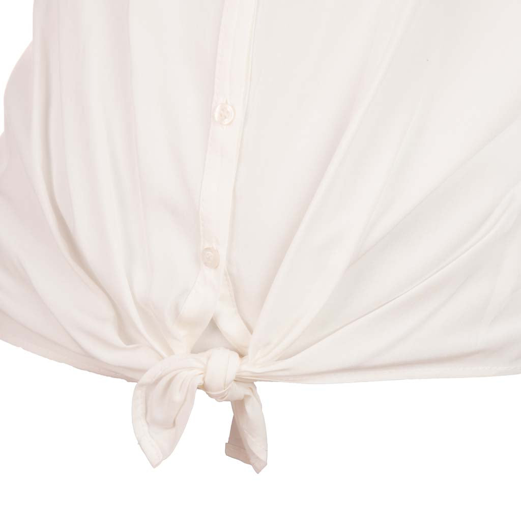 CAMICIA DONNA ARTIGLI CON NODO IN VISCOSA - Colori disponibili: 2