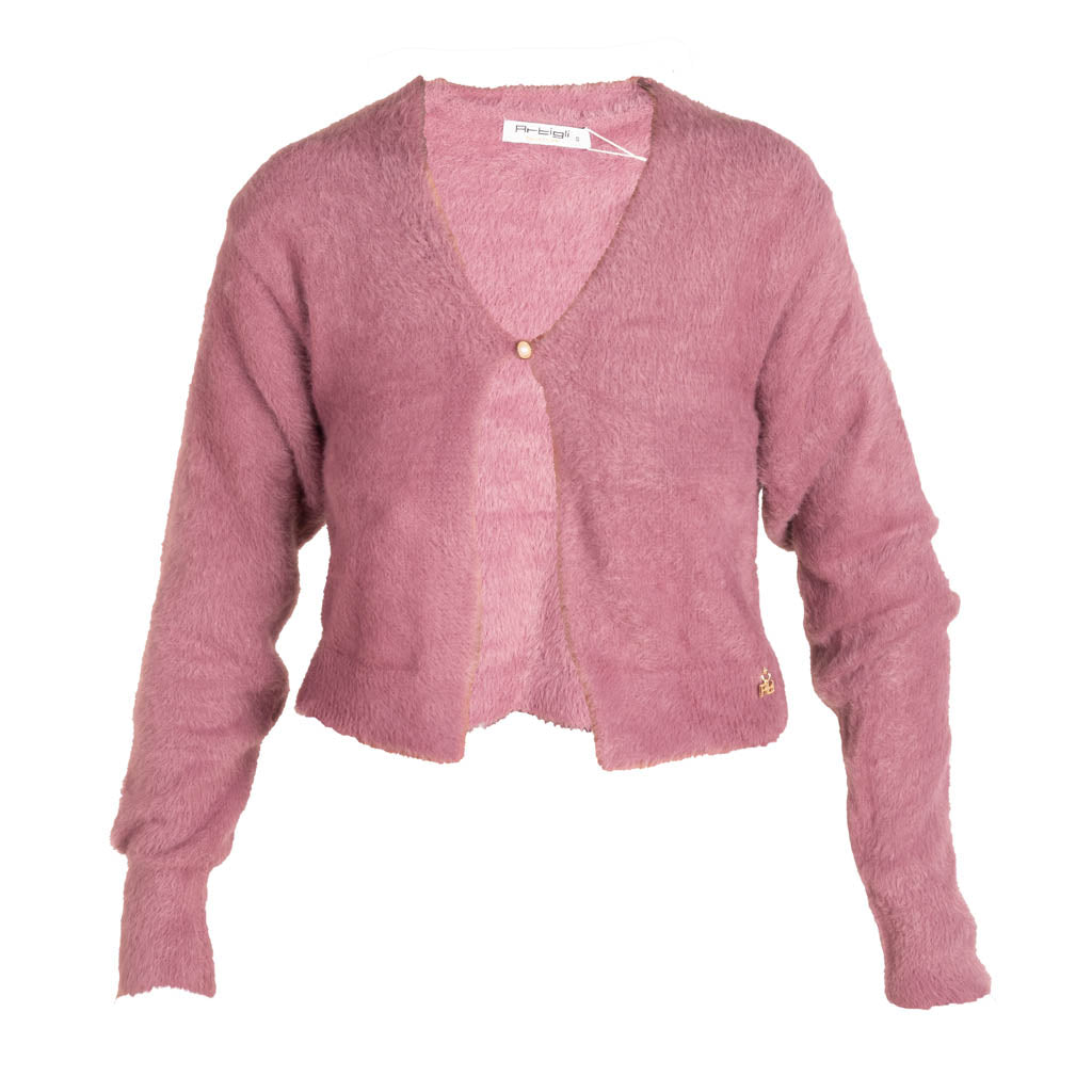 CARDIGAN CORTO DONNA ARTIGLI CON PELO - Colori disponibili: 3