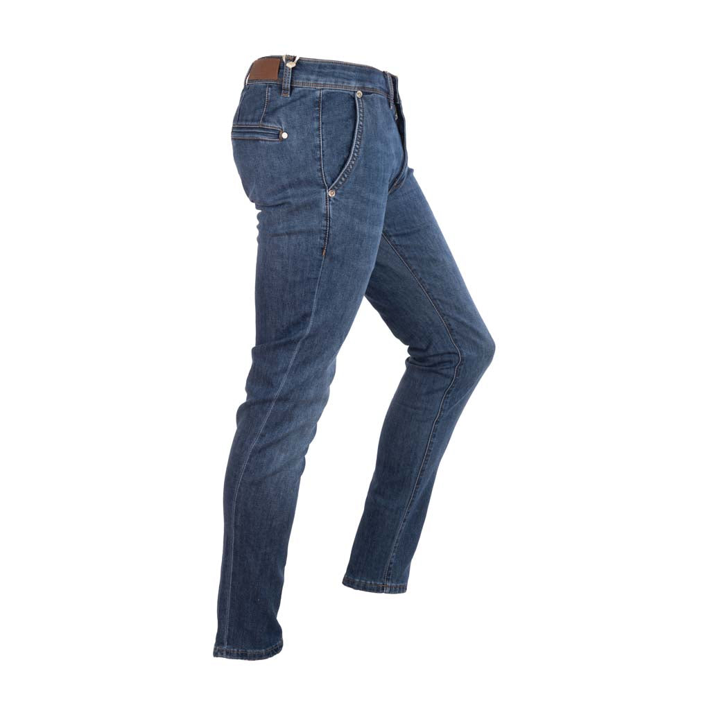 JEANS UOMO GIANNI LUPO MOD. "KENSON" - COL. DENIM BLU MEDIO