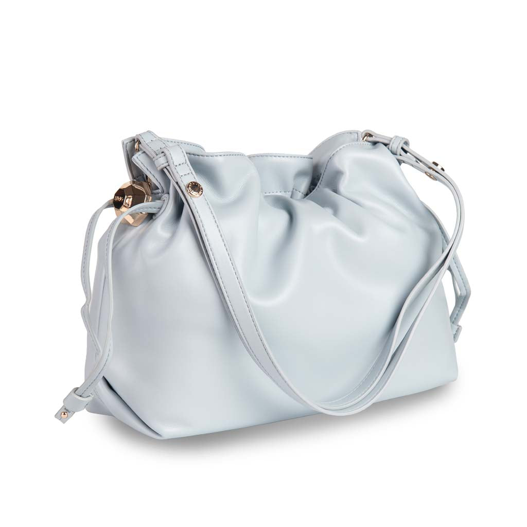 BORSA A SPALLA DONNA LIU JO MOD. "RICCY" MEDIA - COL. DUSTY BLUE