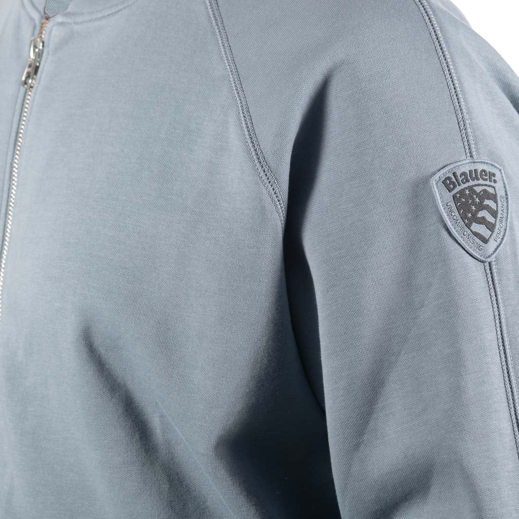 FELPA UOMO BLUAER CON COLLO ALLA COREANA - Colori disponibili: 2