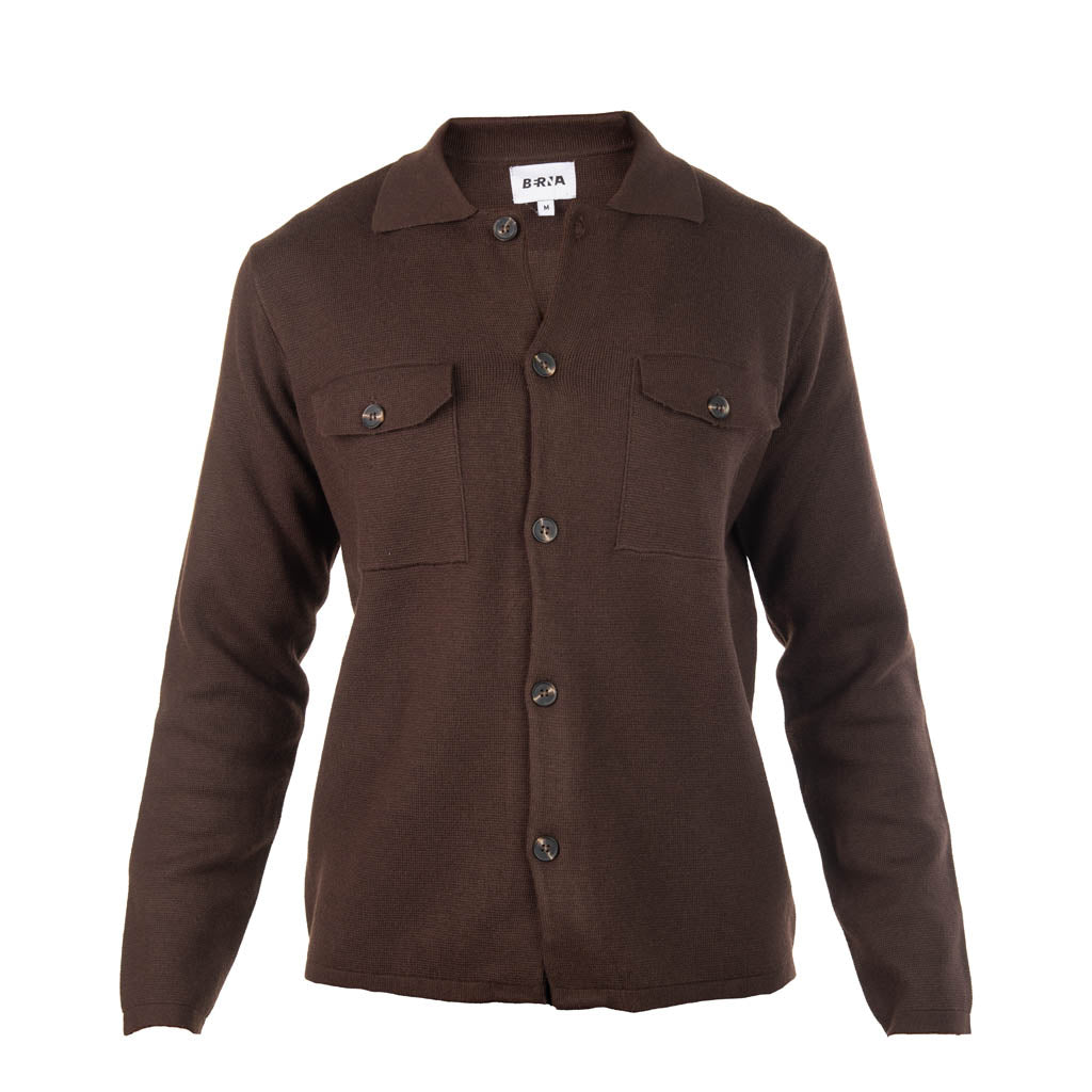 CARDIGAN UOMO BERNA IN MISTO VISCOSA E LANA - Colori disponibili: 2