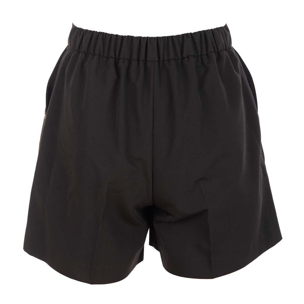 SHORTS DONNA GAUDI' IN VISCOSA STRETCH CON TASCHE - COL. NERO