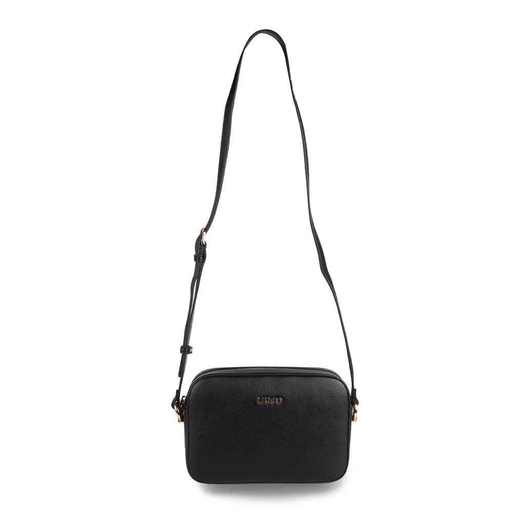 BORSA A TRACOLLA DONNA LIU JO CON LOGO - COL. NERO