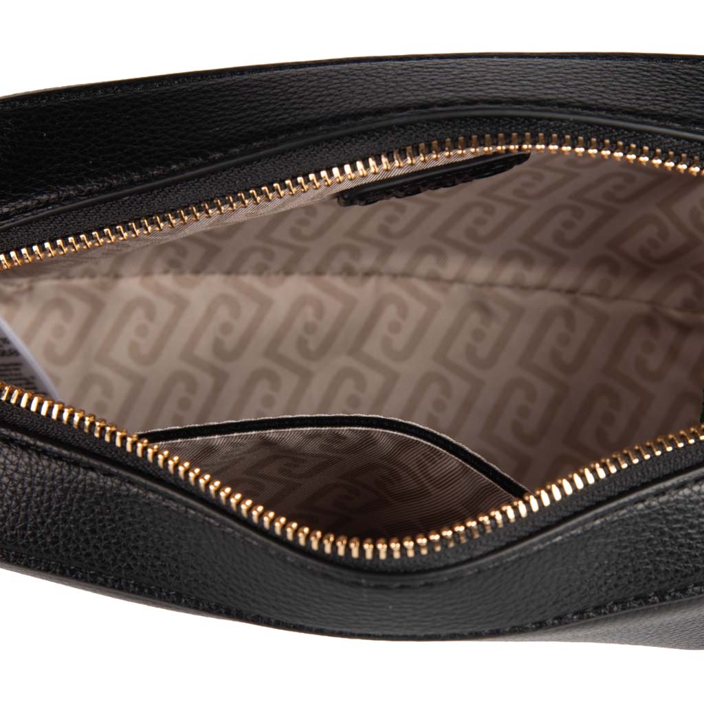 BORSA A TRACOLLA DONNA LIU JO CON LOGO - COL. NERO