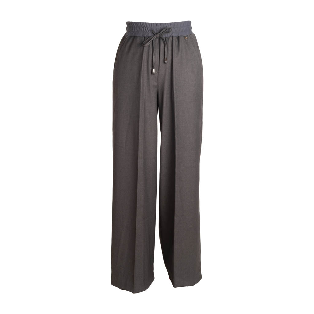 PANTALONI AMPI DONNA RINASCIMENTO CON COULISSE - COL. GRIGIO