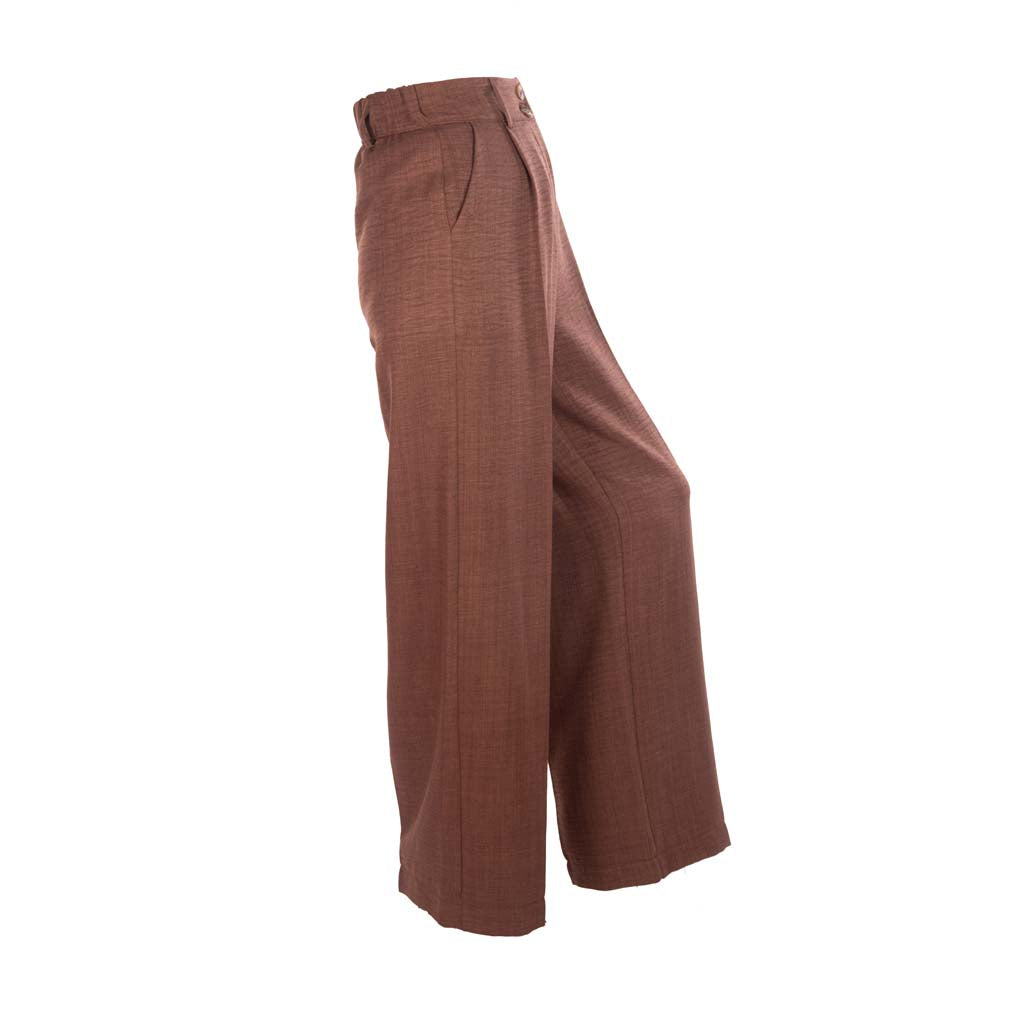 PANTALONE DONNA ARTIGLI CON DOPPIO BOTTONE - Colori disponibili: 2