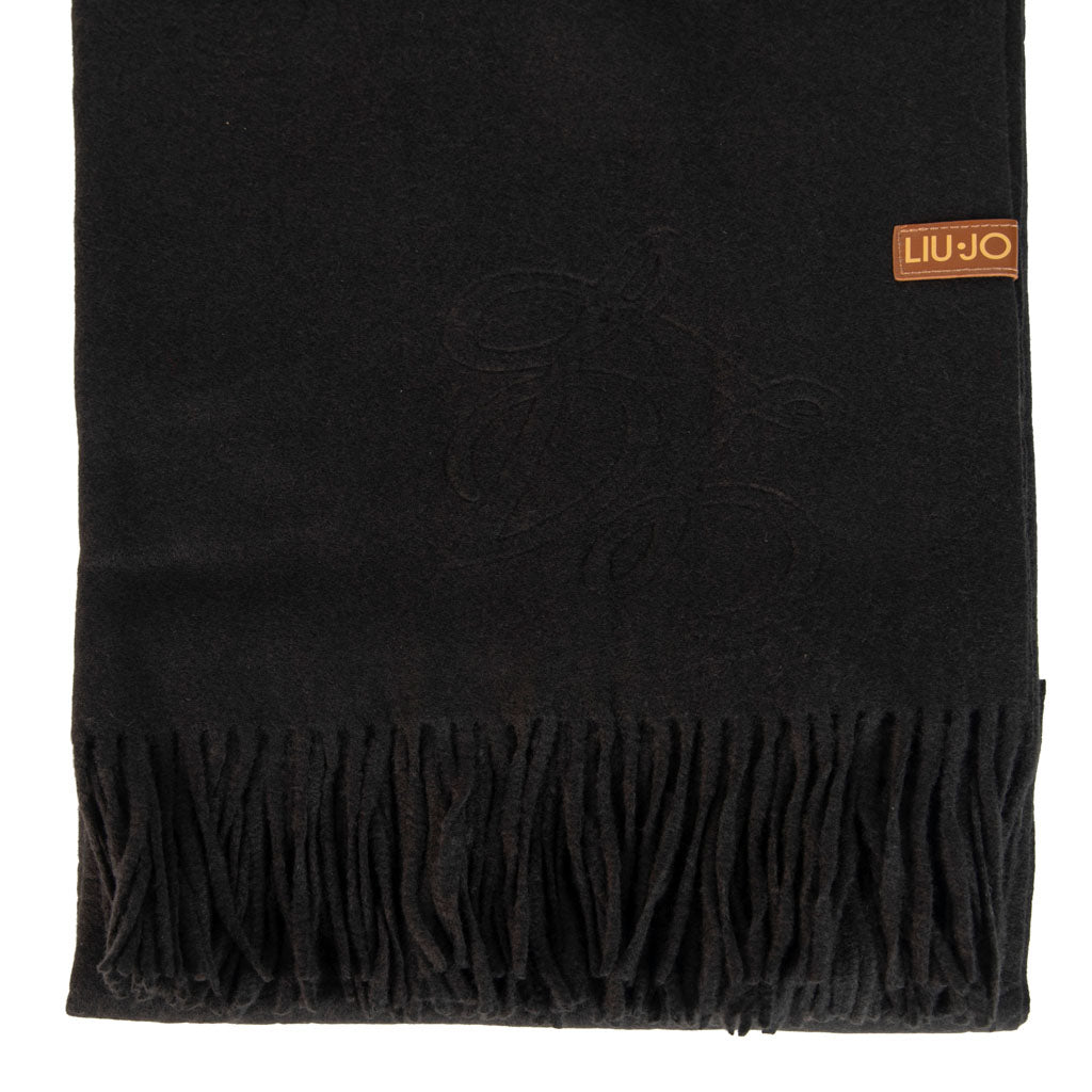 STOLA DONNA LIU JO CON LOGO EMBOSSED - Colori disponibili: 2
