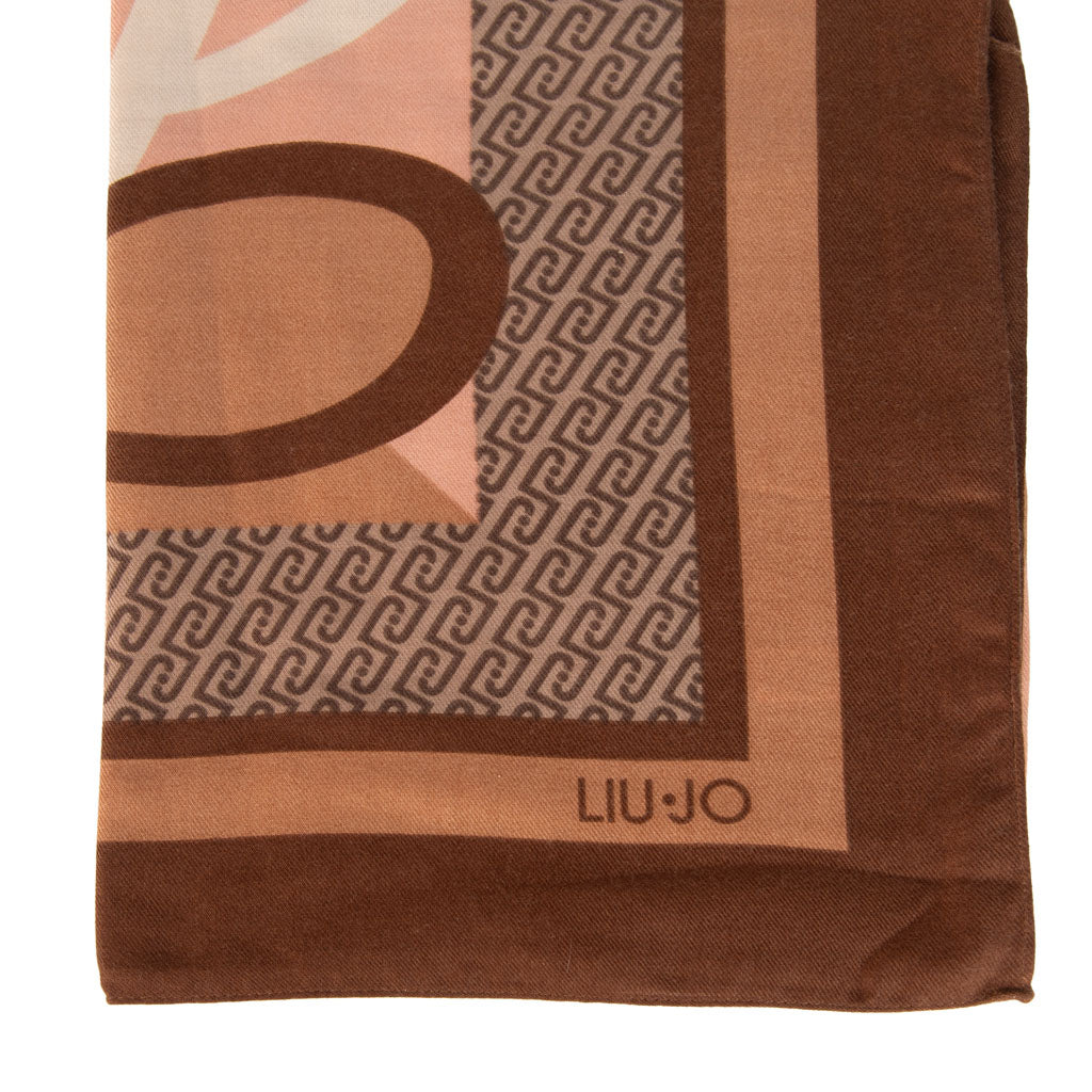 FOULARD DONNA LIU JO CON STAMPA LOGO ALL OVER - Colori disponibili: 3