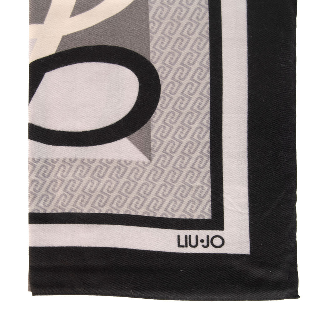 FOULARD DONNA LIU JO CON STAMPA LOGO ALL OVER - Colori disponibili: 3