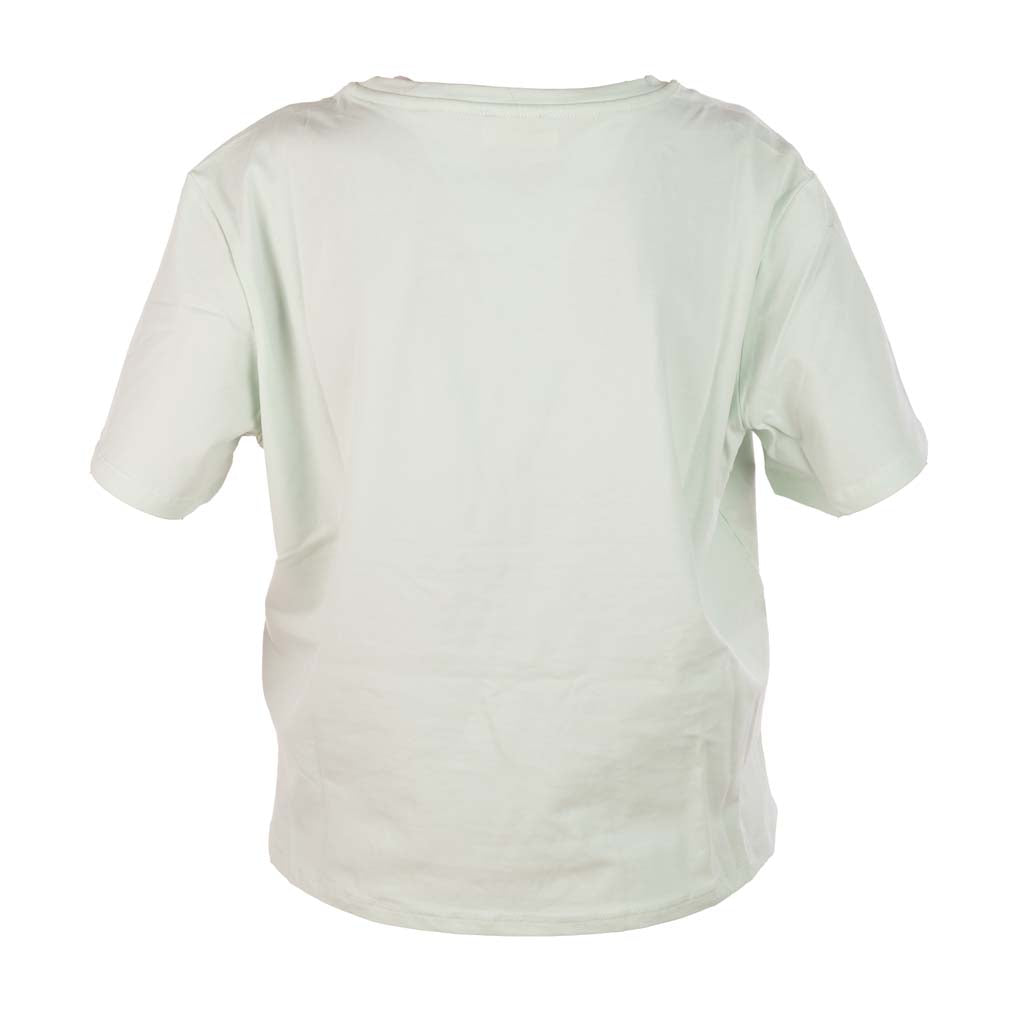 T-SHIRT DONNA GAUDI' CON STAMPA LOGO FLOREALE E NODO - Colori disponibili: 2