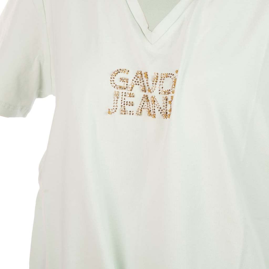 T-SHIRT DONNA GAUDI' CON SCOLLO A V E NODO - Colori disponibili: 2