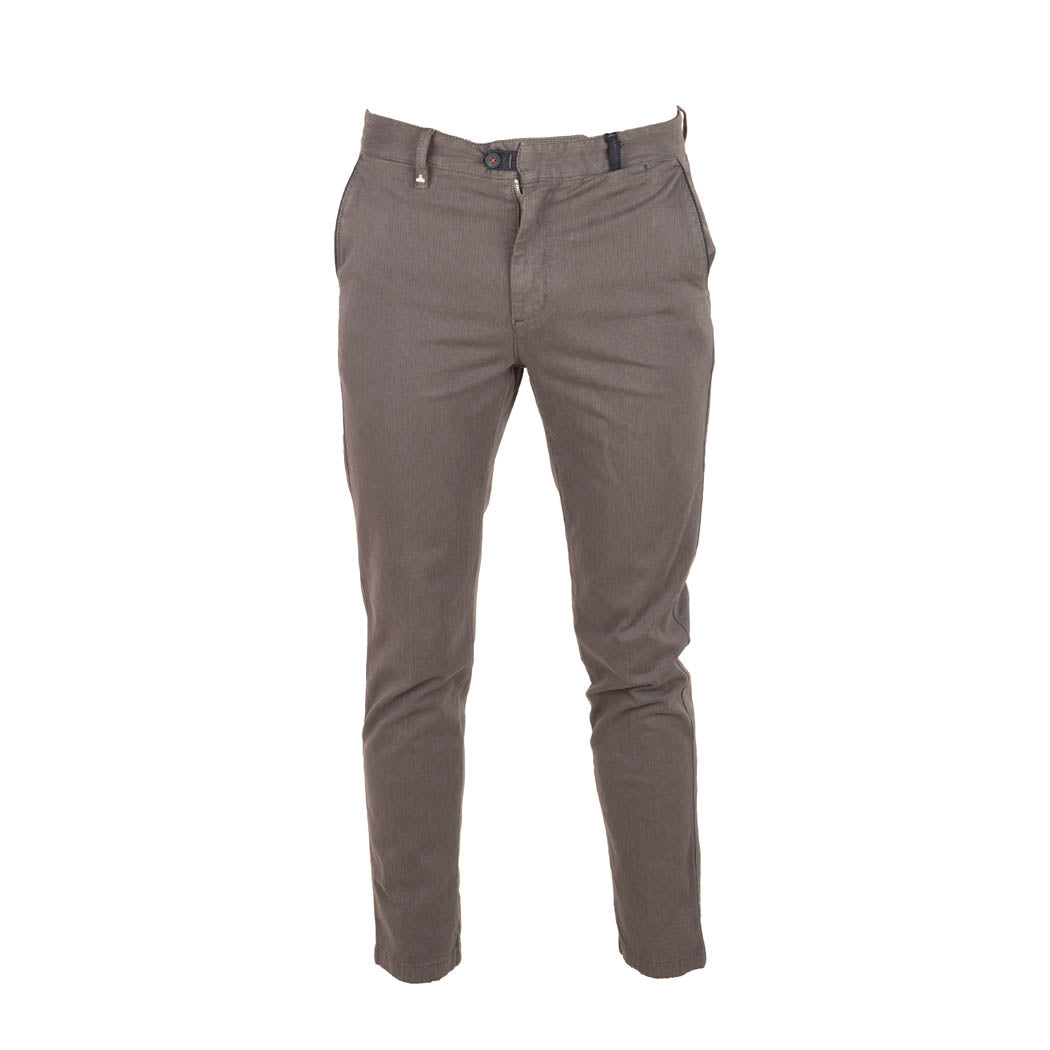 PANTALONE CHINOS UOMO BERNA SLIM FIT CON DETTAGLI A CONTRASTO - Colori disponibili: 2