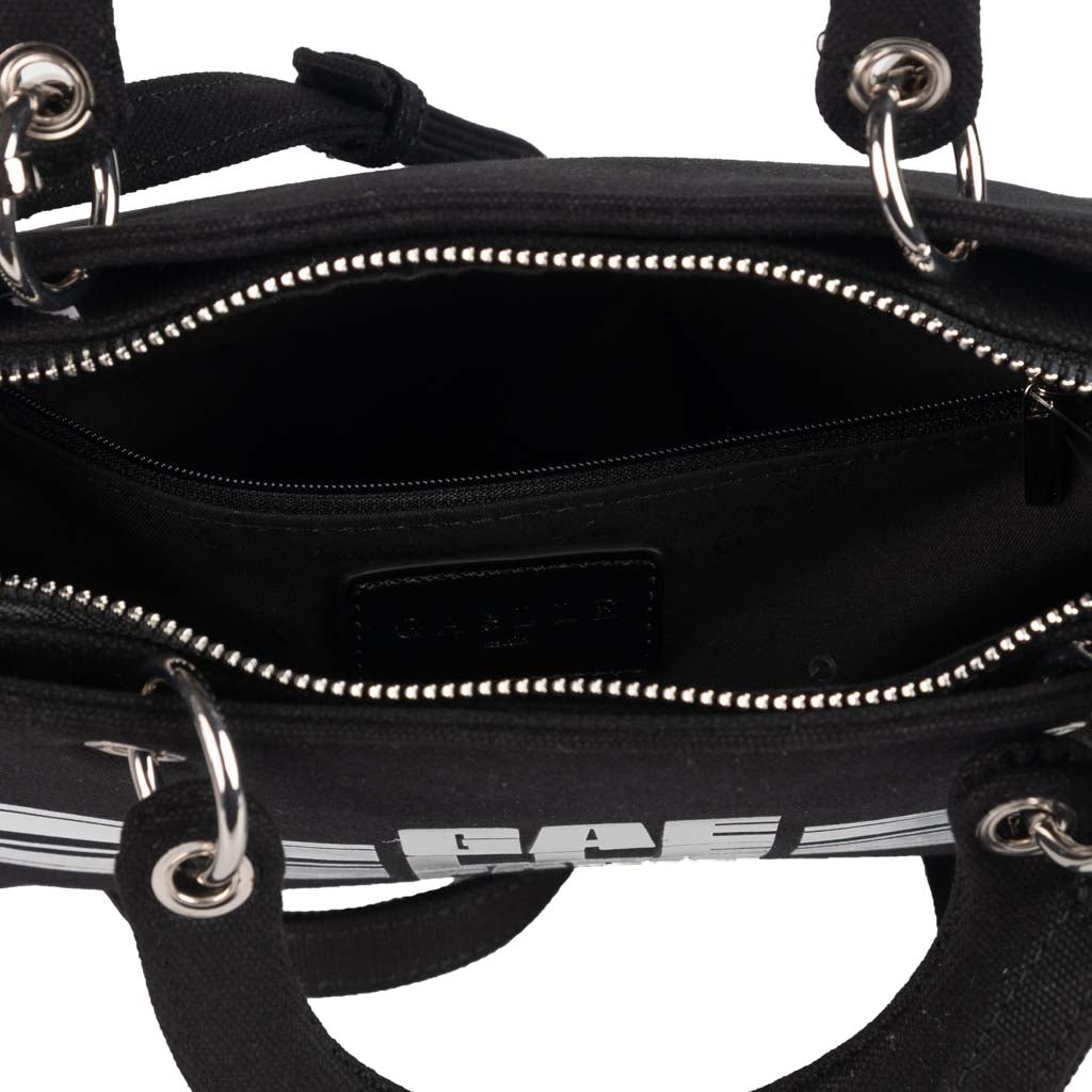 BORSA TRACOLLA GAELLE CON BANDA LOGATA - COL. NERO