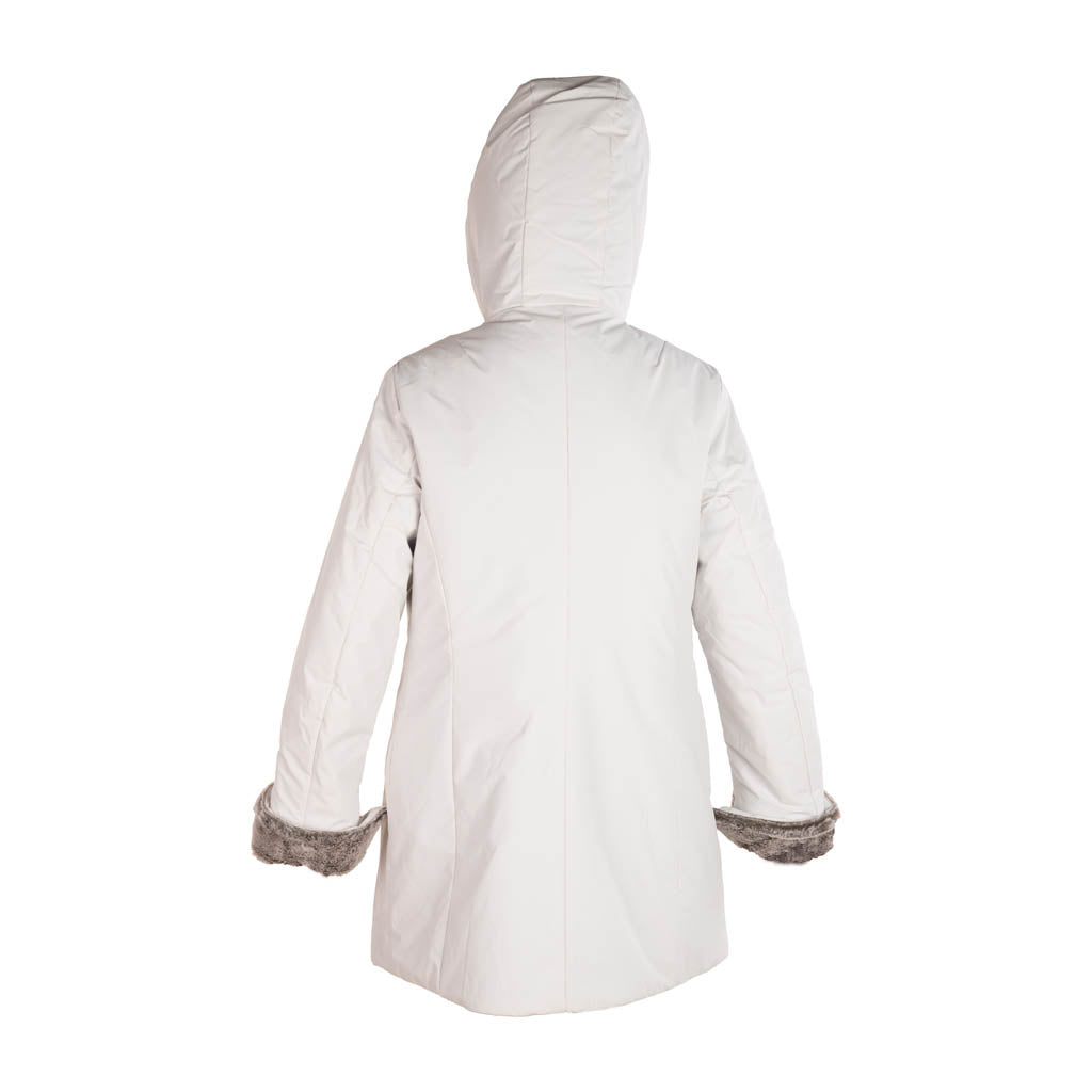 PARKA LUNGO DONNA SUNS MOD. "MARMOLADA" CON ECOPELLICCIA INTERNA - Colori disponibili: 2