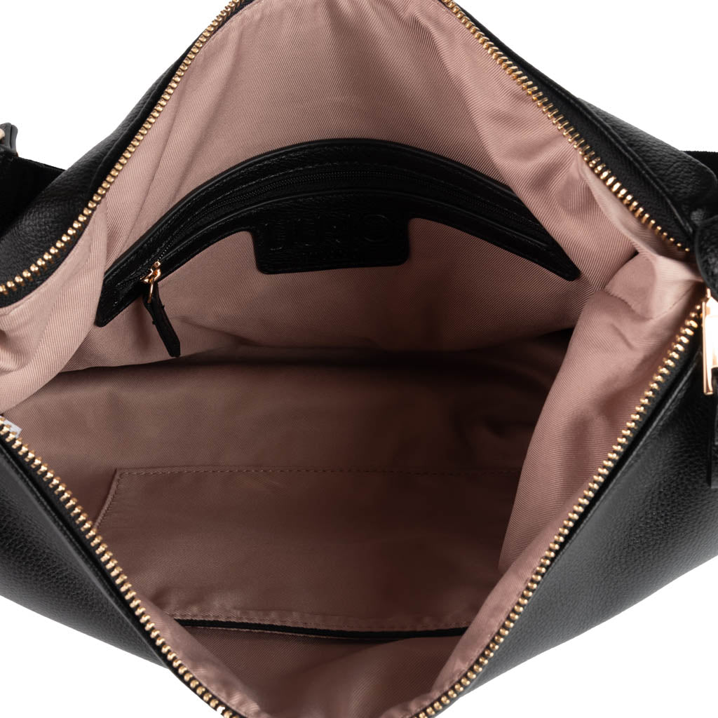 BORSA HOBO GRANDE DONNA LIU JO BETTER IN ECOPELLE - COL. NERO