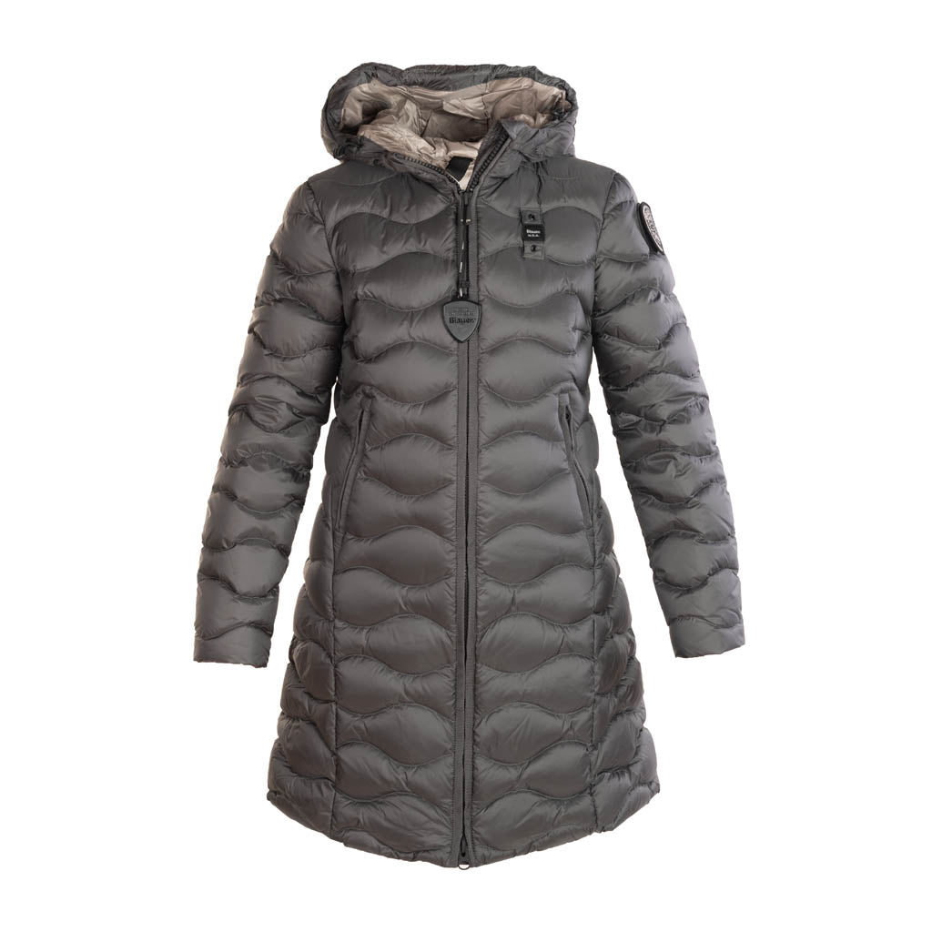 PIUMINO LUNGO DONNA BLAUER A ONDE MOD. "LYNE" - Colori disponibili: 2