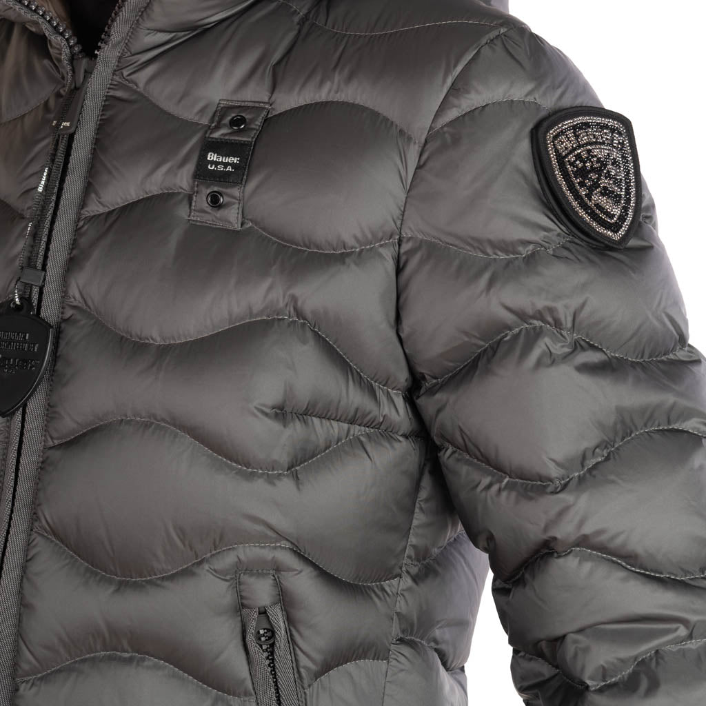 PIUMINO LUNGO DONNA BLAUER A ONDE MOD. "LYNE" - Colori disponibili: 2