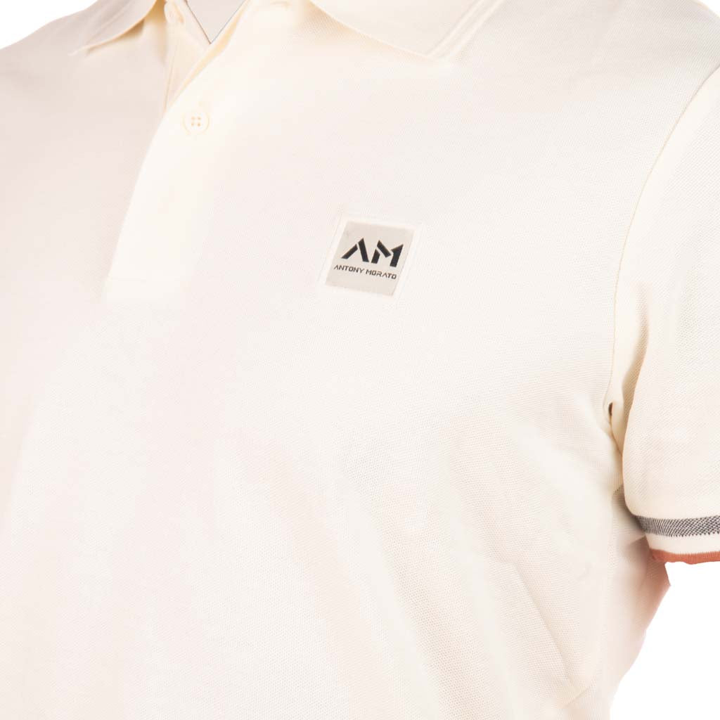 POLO ANTONY MORATO IN COTONE CON ELASTICI IN CONTRASTO - Colori disponibili: 2