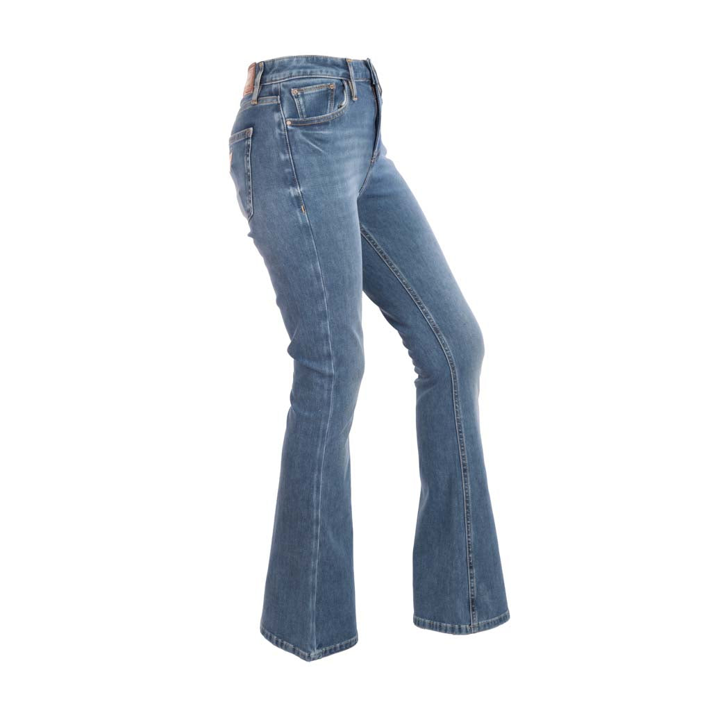 JEANS DONNA GUESS FLARE - COL. BLU DENIM