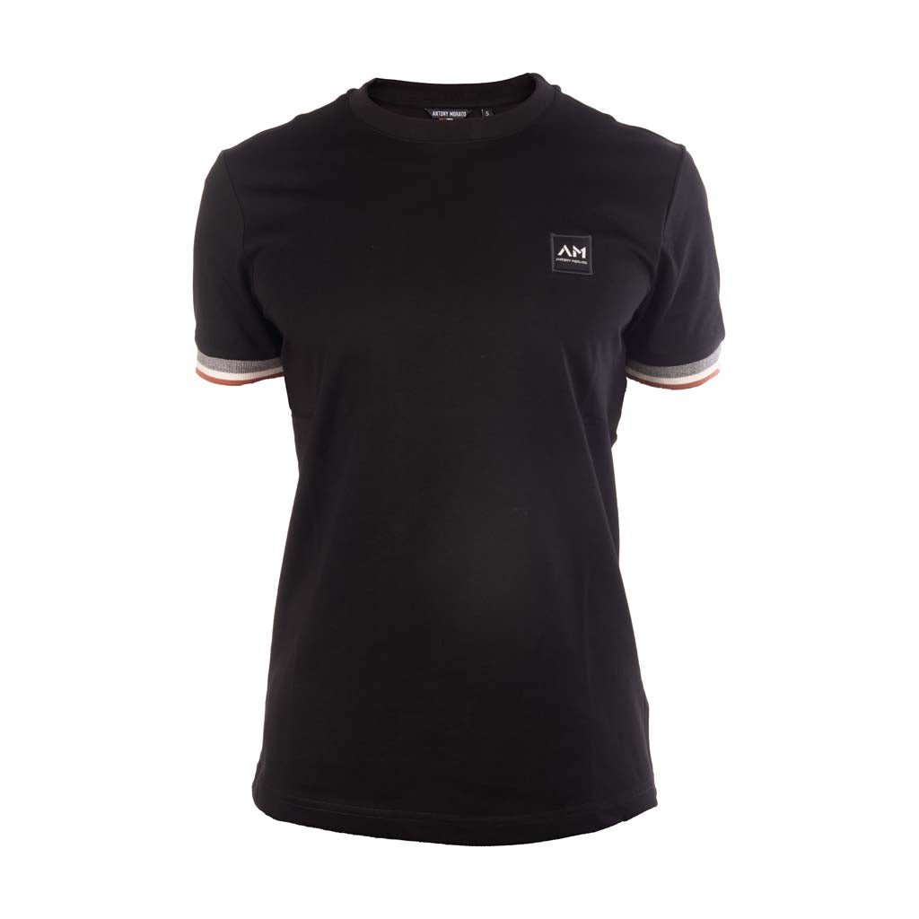 T-SHIRT ANTONY MORATO GIROCOLLO CON ELASTICI IN CONTRASTO - Colori disponibili: 2