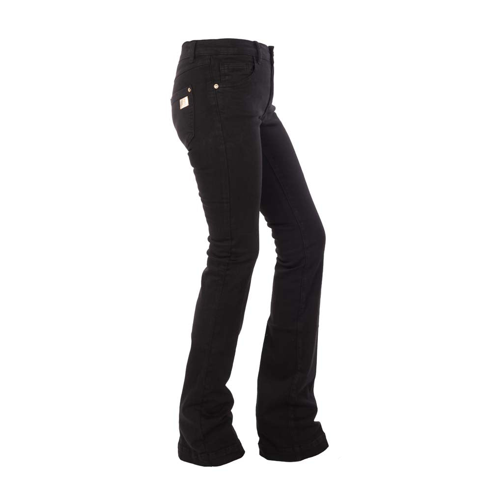 PANTALONI DONNA GAUDI' BOOTCUT IN TWILL - Colori disponibili: 2