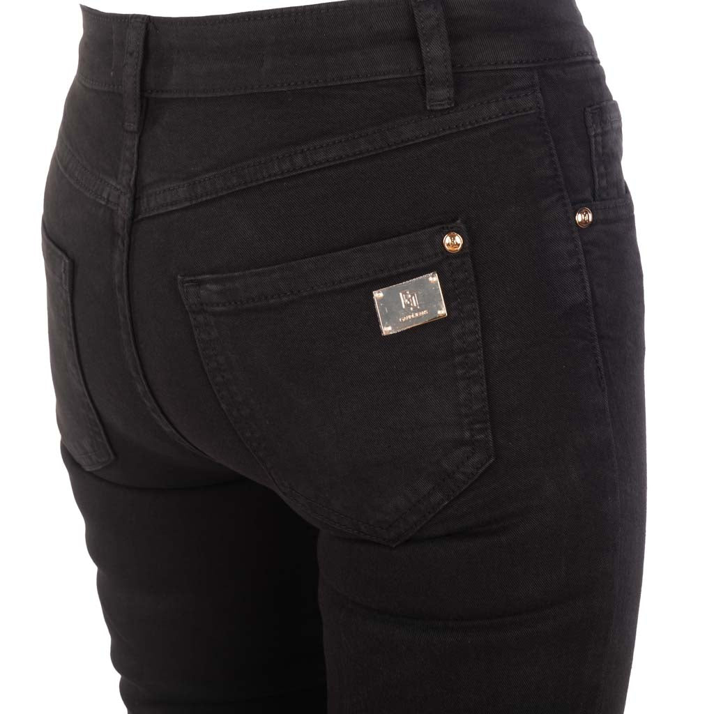PANTALONI DONNA GAUDI' BOOTCUT IN TWILL - Colori disponibili: 2