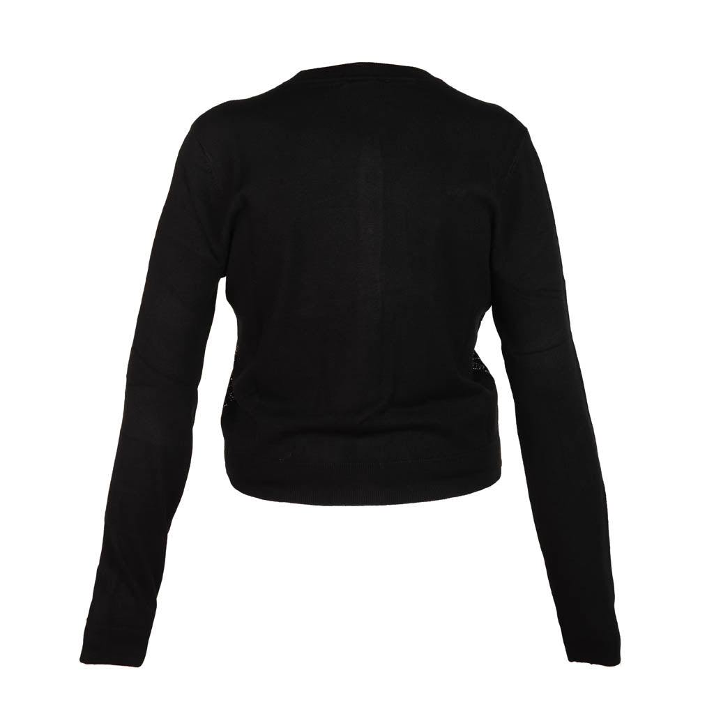 CARDIGAN DONNA GAUDì CON BOTTONI DORATI - COL. NERO