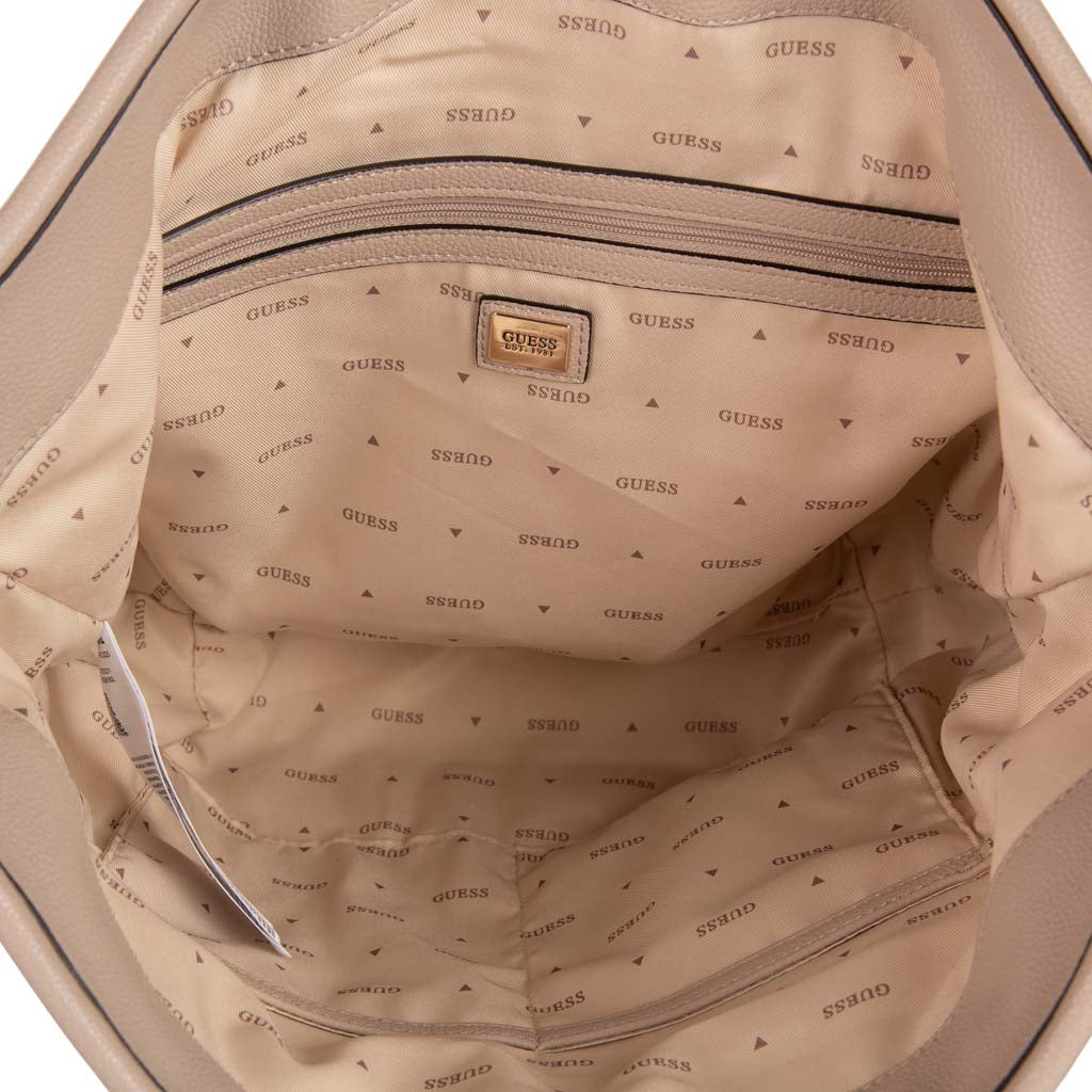 BORSA A MANO HOBO DONNA GUESS IN ECOPELLE - COL. TORTORA