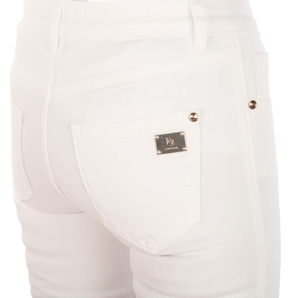 PANTALONI DONNA GAUDI' BOOTCUT IN TWILL - Colori disponibili: 2