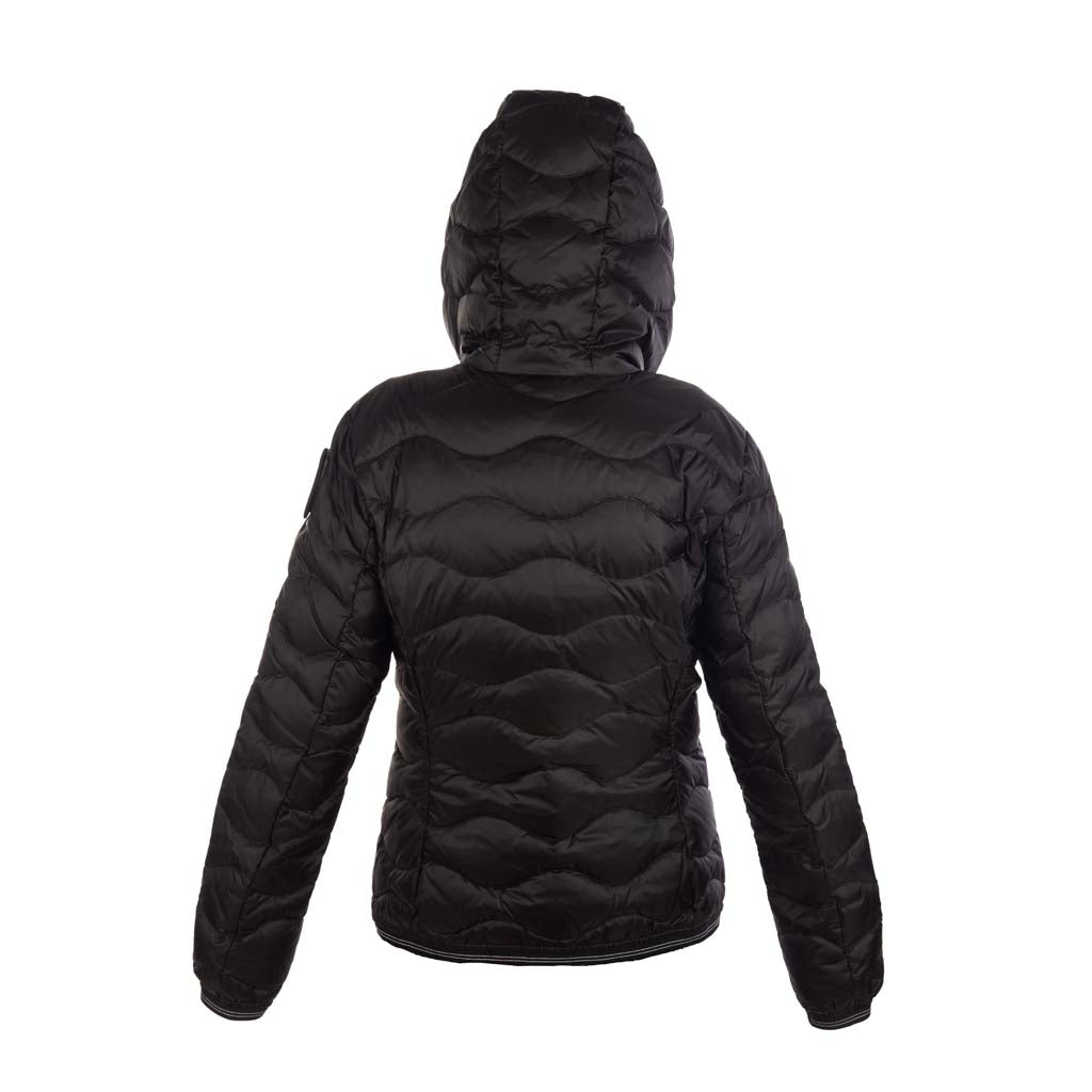 PIUMINO DONNA BLAUER CON CAPPUCCIO MOD. "CAMELIA" - COL. NERO