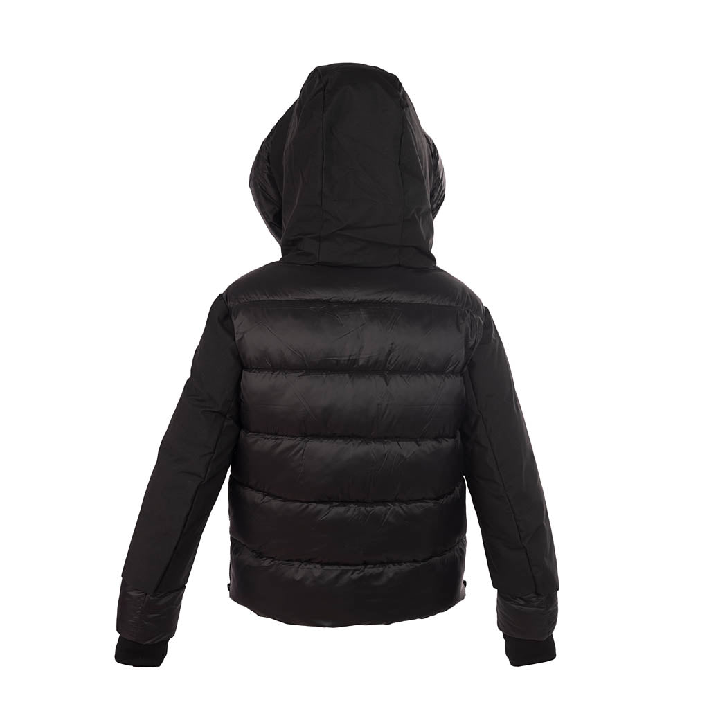 PIUMINO CORTO DONNA GAUDì IN NYLON IMBOTTITO - COL. NERO