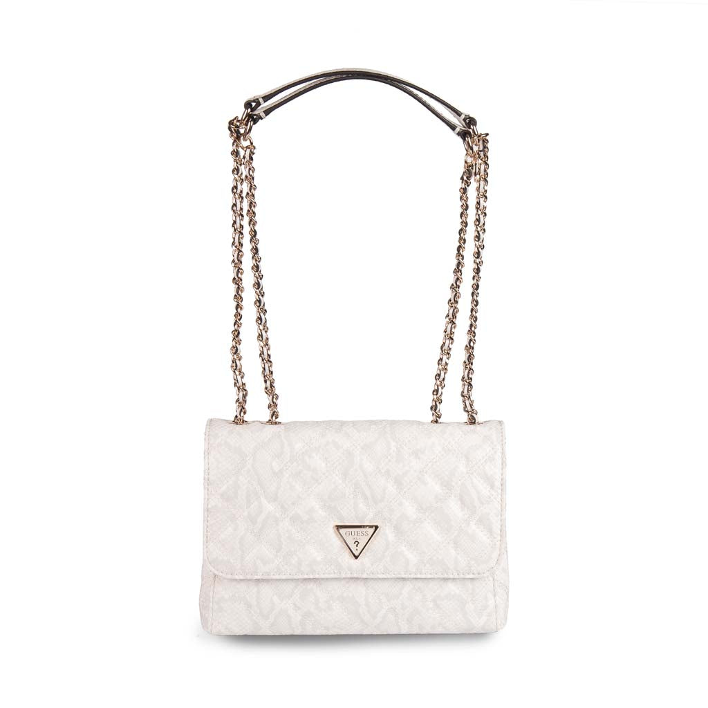 BORSA DONNA GUESS IN ECOPELLE MATELASSE' - COL. BIANCO