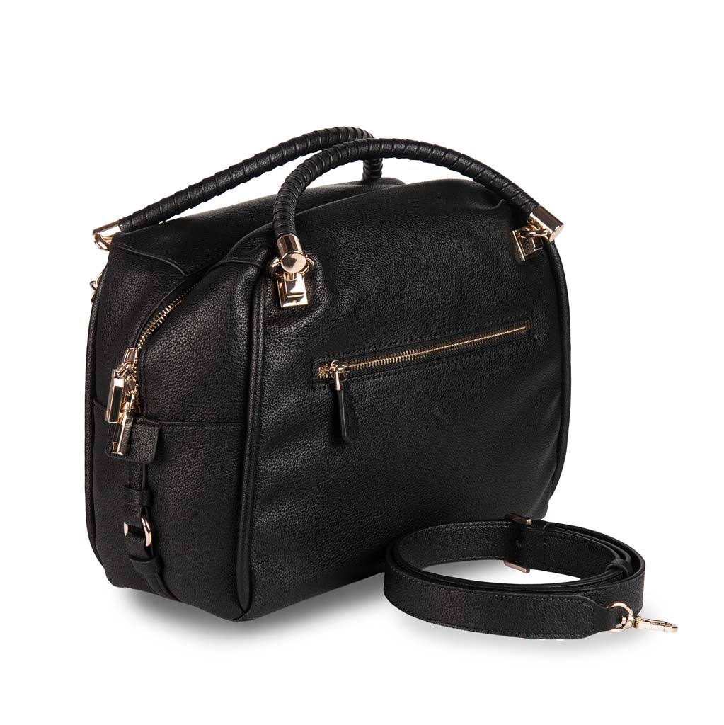 BORSA DONNA GUESS CON DOPPIO MANICO IN ECOPELLE - COL. NERO