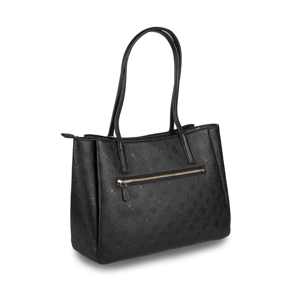BORSA TOTE DONNA GUESS LOGO 4G PEONY - COL. NERO