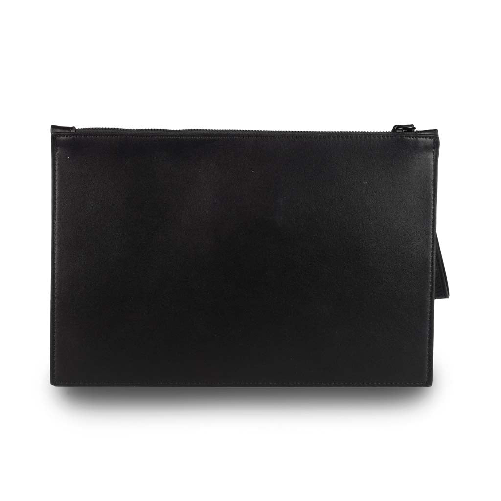 POCHETTE UOMO COUNTY OF MILAN IN ECOPELLE - COL. NERO