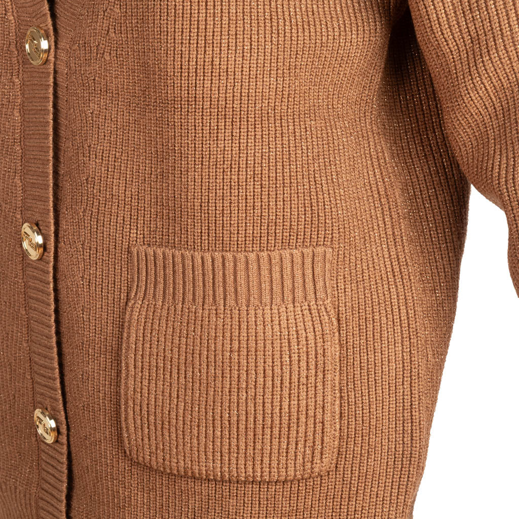 CARDIGAN LUNGO DONNA ARTIGLI CON TASCHE - Colori disponibili: 2