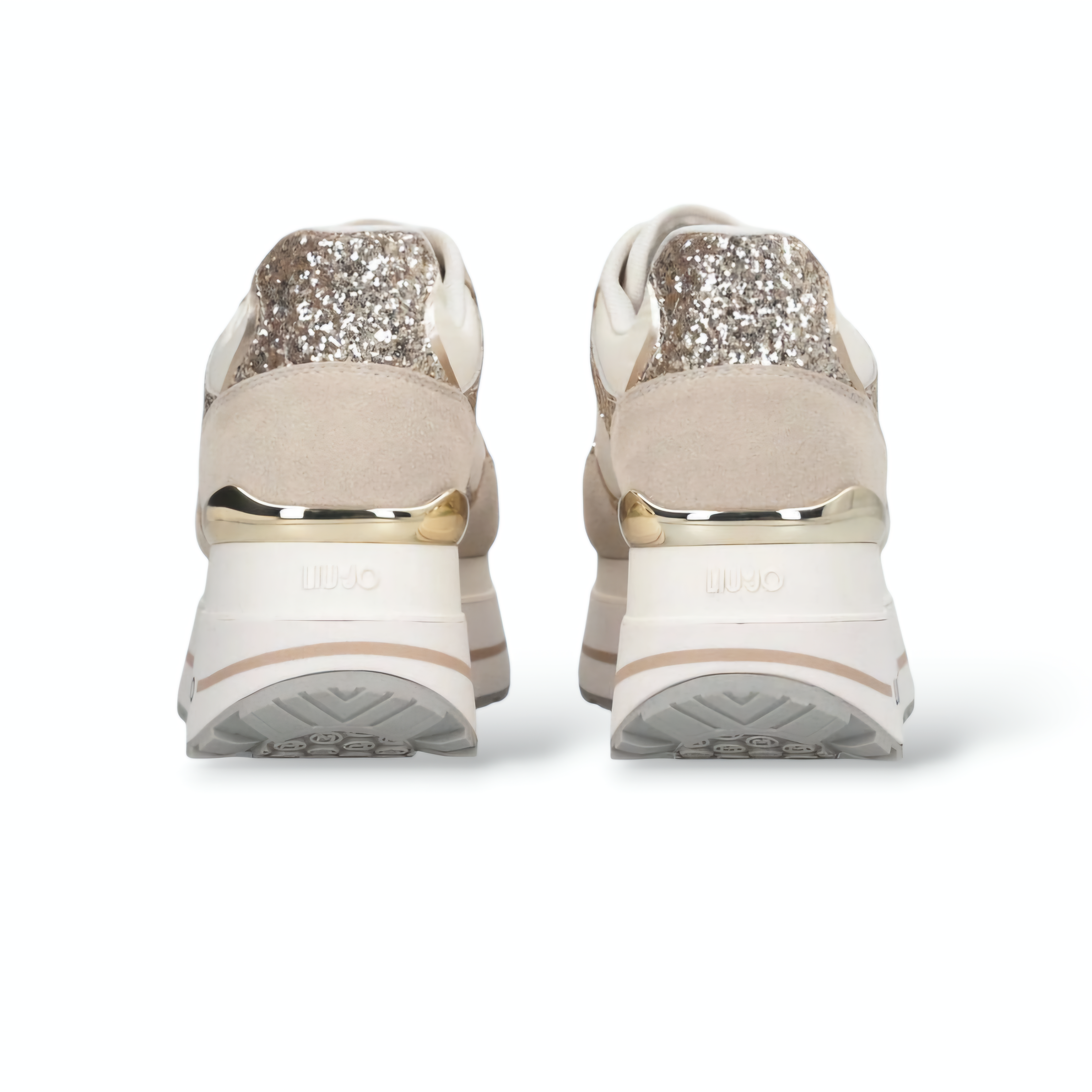 SNEAKERS LIU JO SUPER PLATFORM IN GLITTER E NYLON COL.CORDA