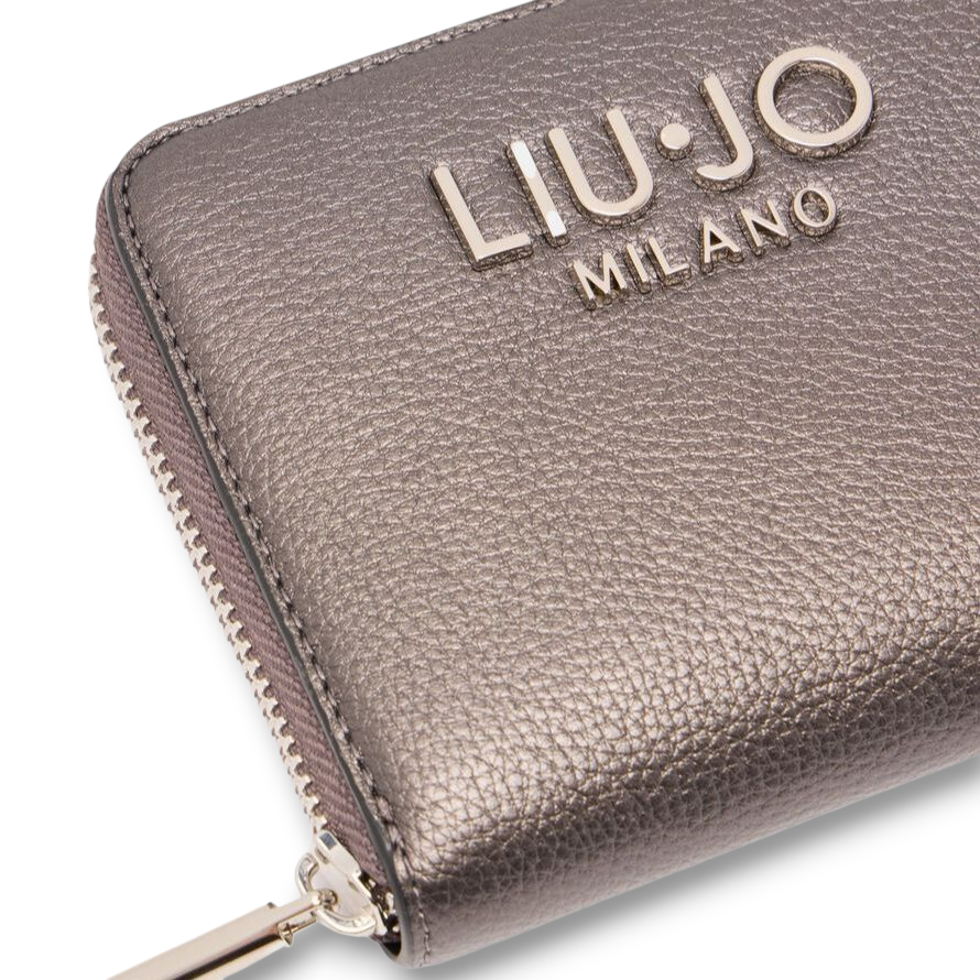 PORTAFOGLIO LIU JO ZIP AROUND BETTER COL.ANTRACITE