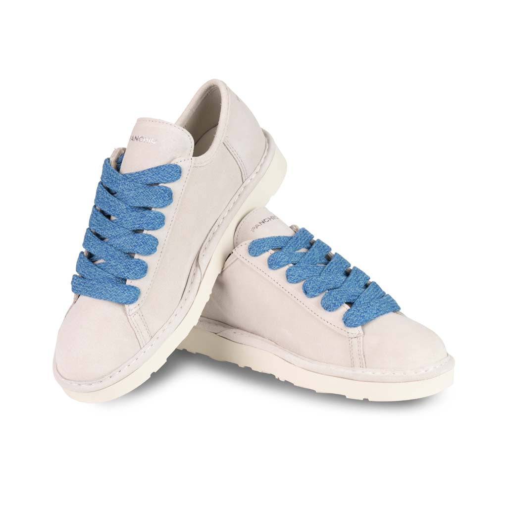SNEAKERS UOMO PANCHIC IN CAMOSCIO - COL. GHIACCIO