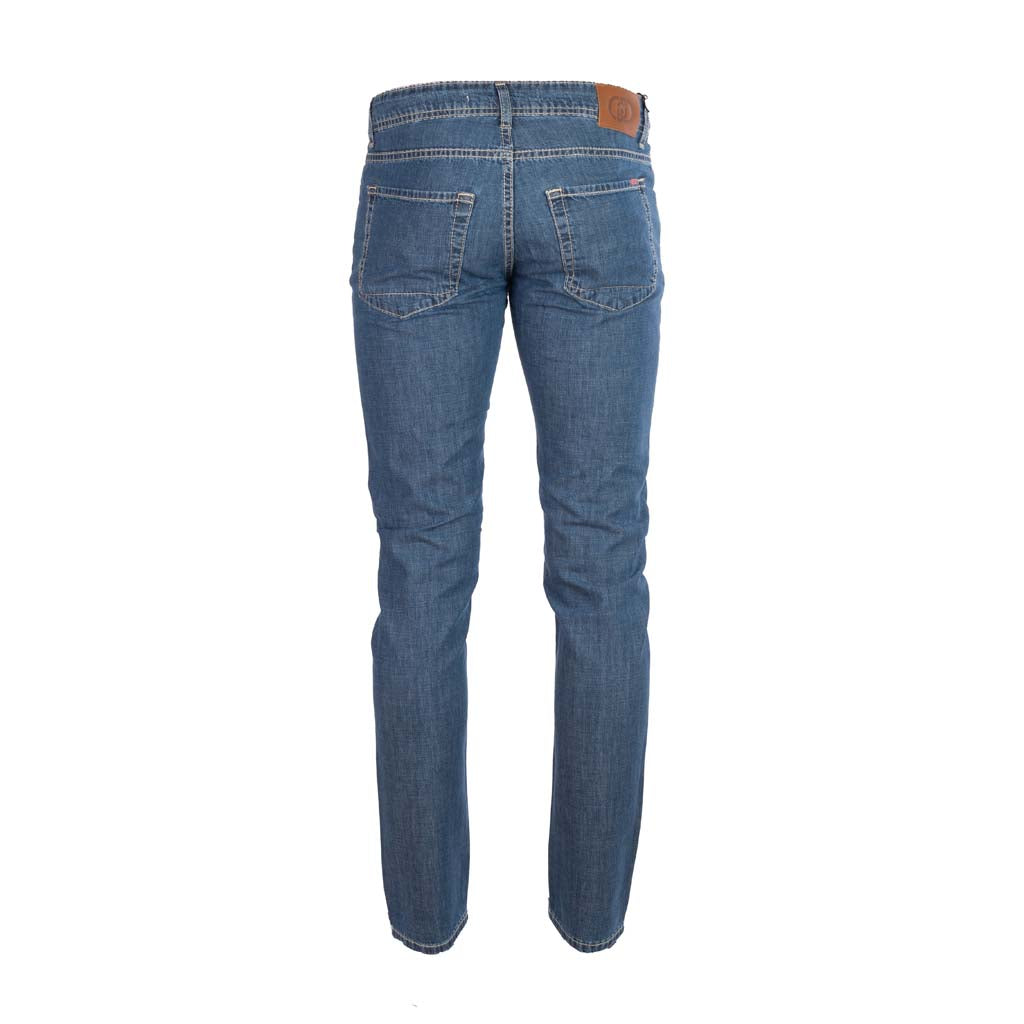 JEANS UOMO LIU JO SLIM FIT IN DENIM DI COTONE - COL. BLU DENIM