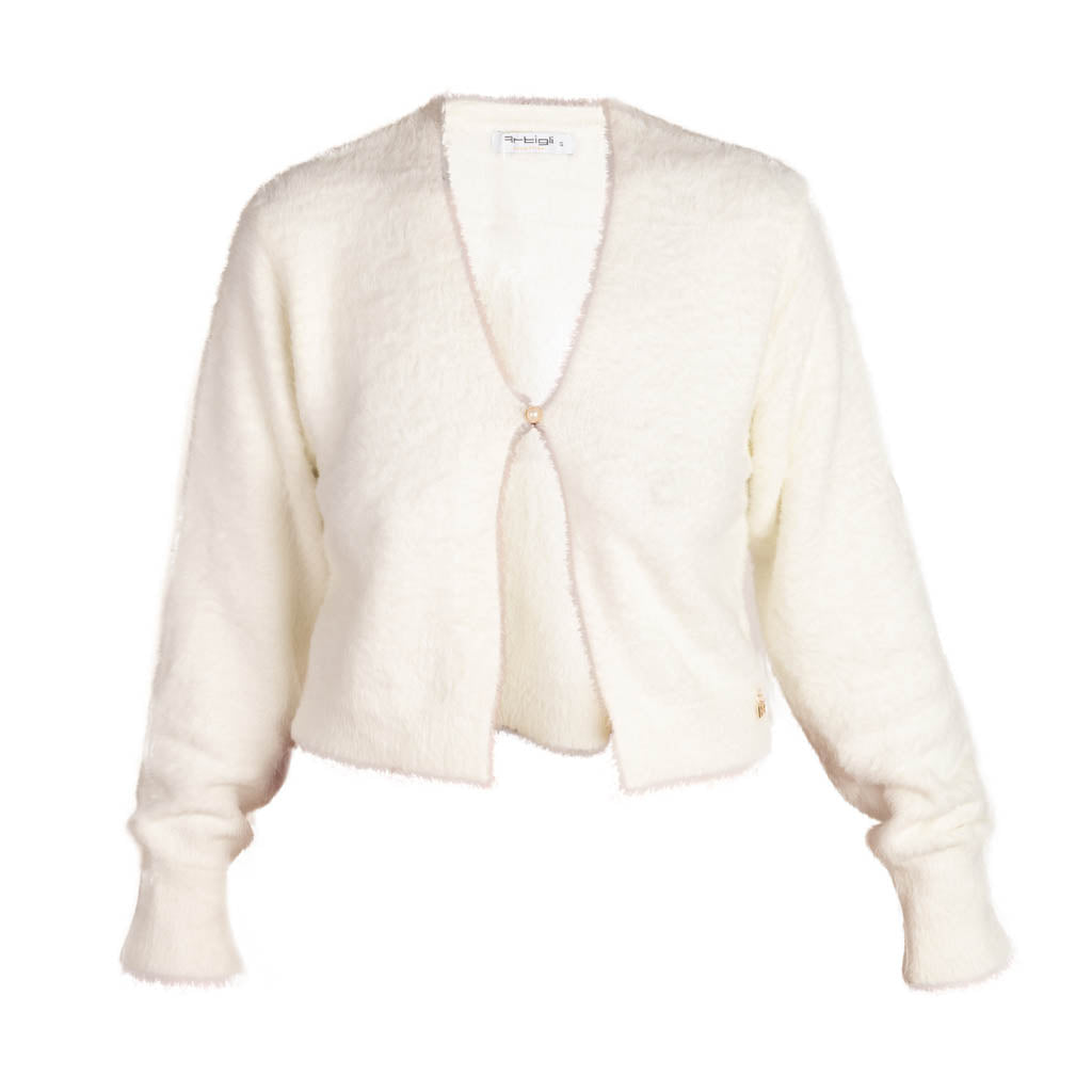 CARDIGAN CORTO DONNA ARTIGLI CON PELO - Colori disponibili: 3