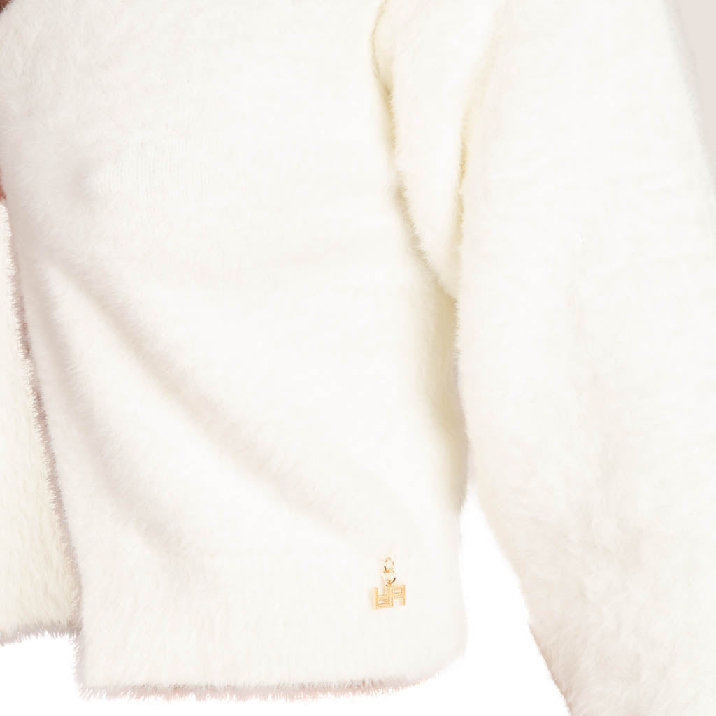 CARDIGAN CORTO DONNA ARTIGLI CON PELO - Colori disponibili: 3