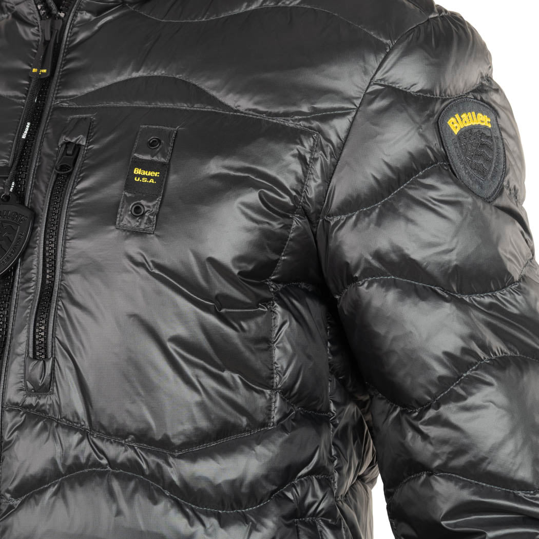 PIUMINO UOMO BLAUER AD ONDE MOD. "WAVE" - Colori disponibili: 2