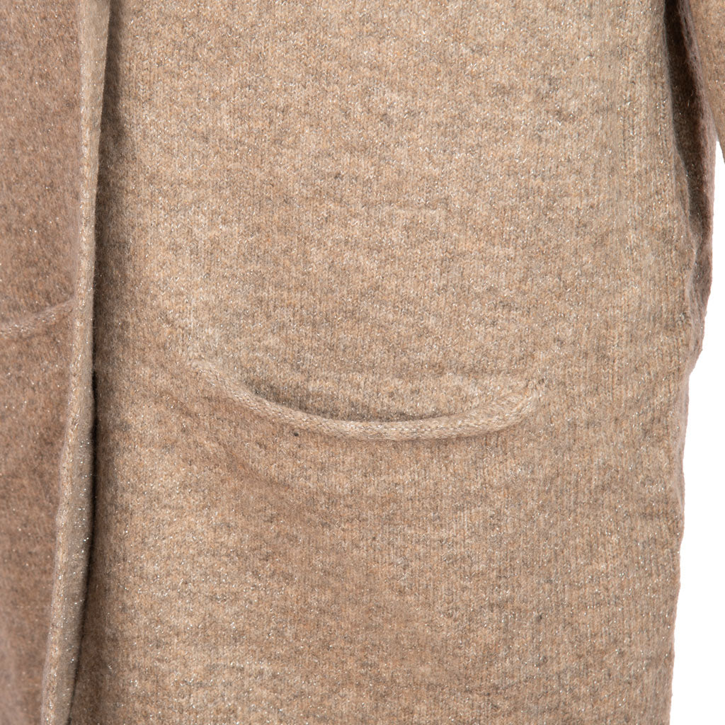 CARDIGAN LUNGO DONNA ARTIGLI IN LUREX - Colori disponibili: 2