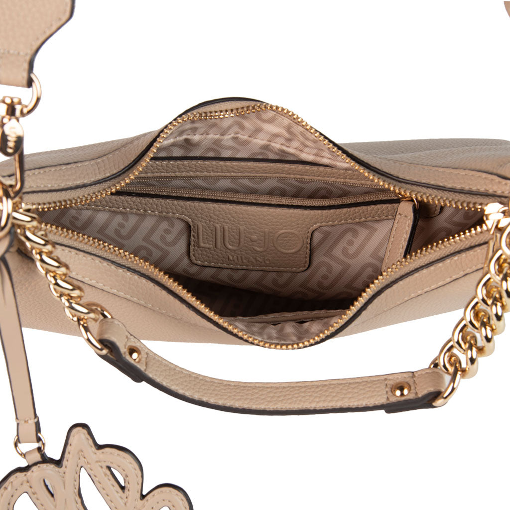 BORSETTA HOBO DONNA LIU JO IN ECOPELLE - COL. NEUTRO