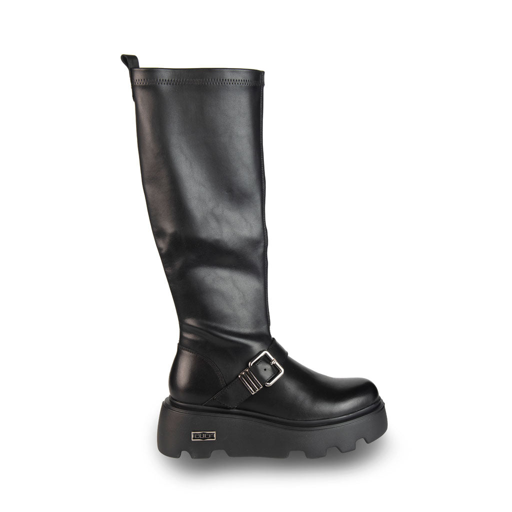 STIVALI DONNA CULT MOD. "NEW ROCK" IN ECOPELLE - COL. NERO